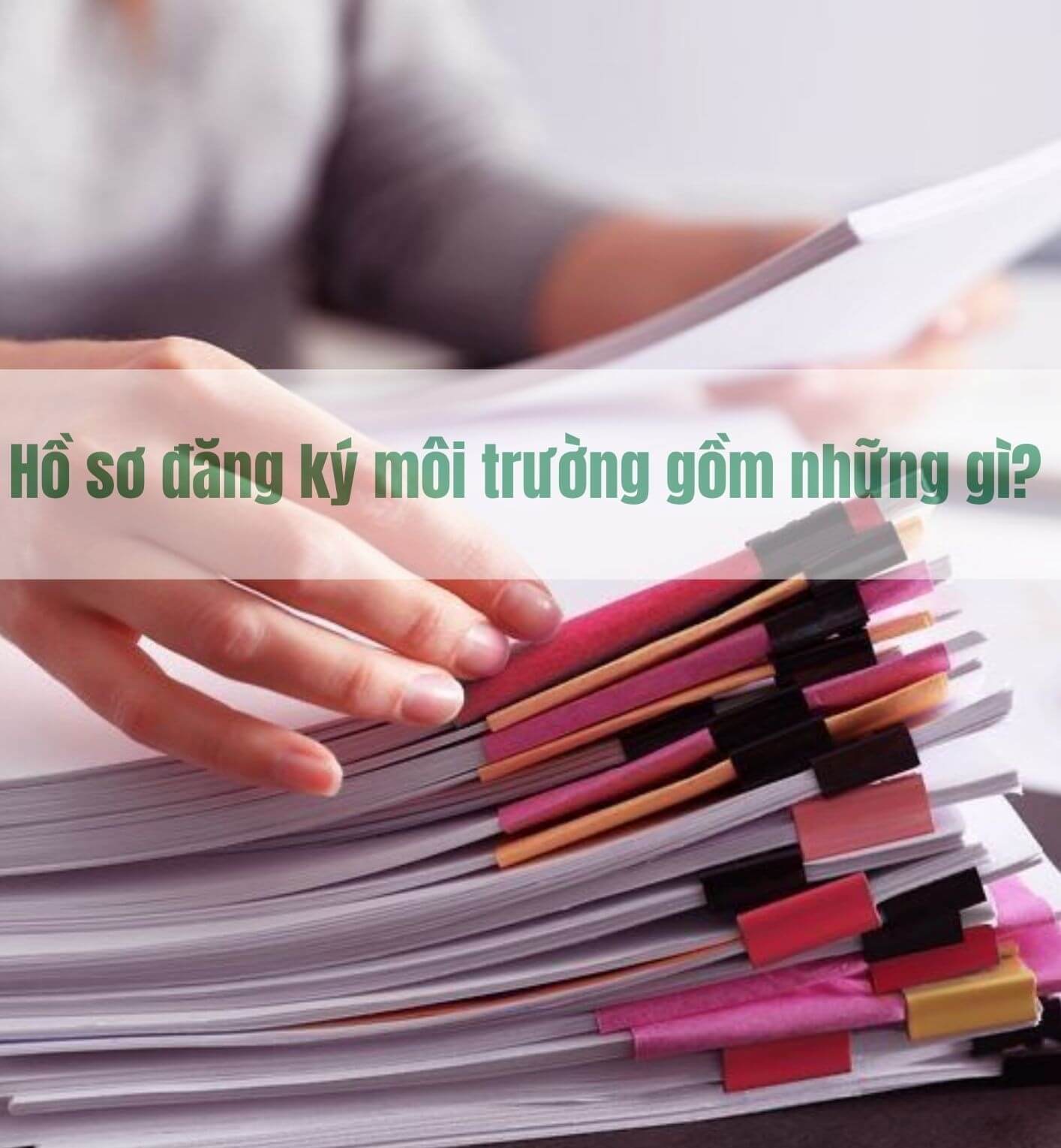 Hồ sơ báo cáo đăng ký môi trường