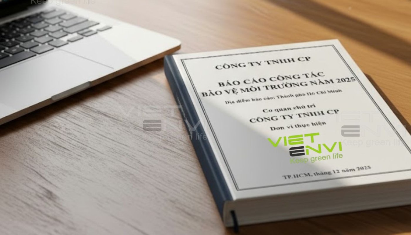Dịch vụ thực hiện báo cáo công tác bảo vệ môi trường của Công ty Môi trường Việt Envi